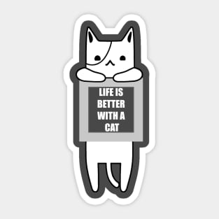 funny cats quotes t-shirts 2022 Sticker